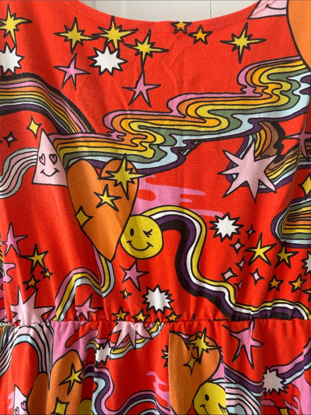 Nooworks pride art and chess vacation Midi Dress with Multicolor Retro Print - Picture 2 of 3